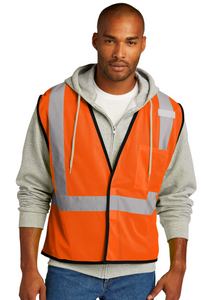 CornerStone ® ANSI 107 Class 2 Economy Mesh One-Pocket Vest