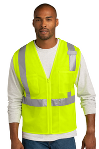 CornerStone® ANSI 107 Class 2 Mesh Zippered Vest