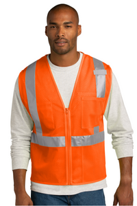 CornerStone® ANSI 107 Class 2 Mesh Zippered Vest