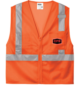 CornerStone® ANSI 107 Class 2 Mesh Zippered Vest